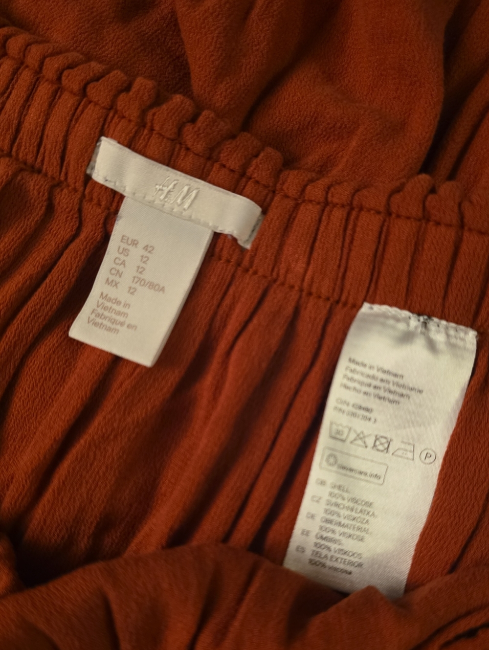 H&M Rust Skirt - Picture 2 of 2
